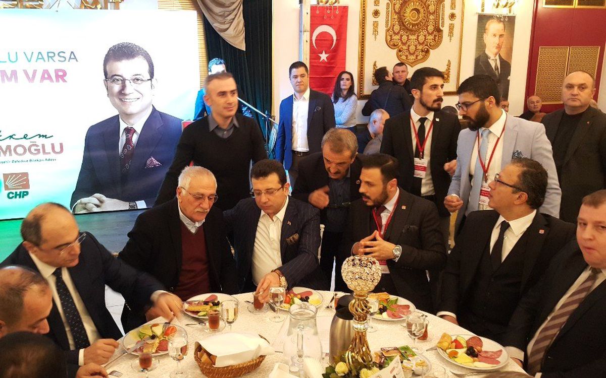 CHP\'nin İstanbul Adayı İmamoğlu, Kanaat Önderleriyle Buluştu