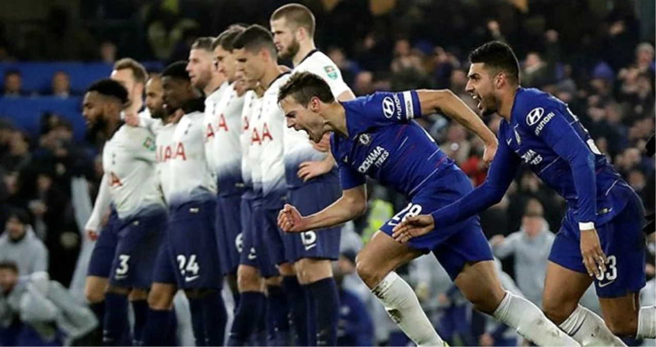 İngiltere Lig Kupasında Chelsea, Tottenham\'ı Geçerek Finale Yükseldi