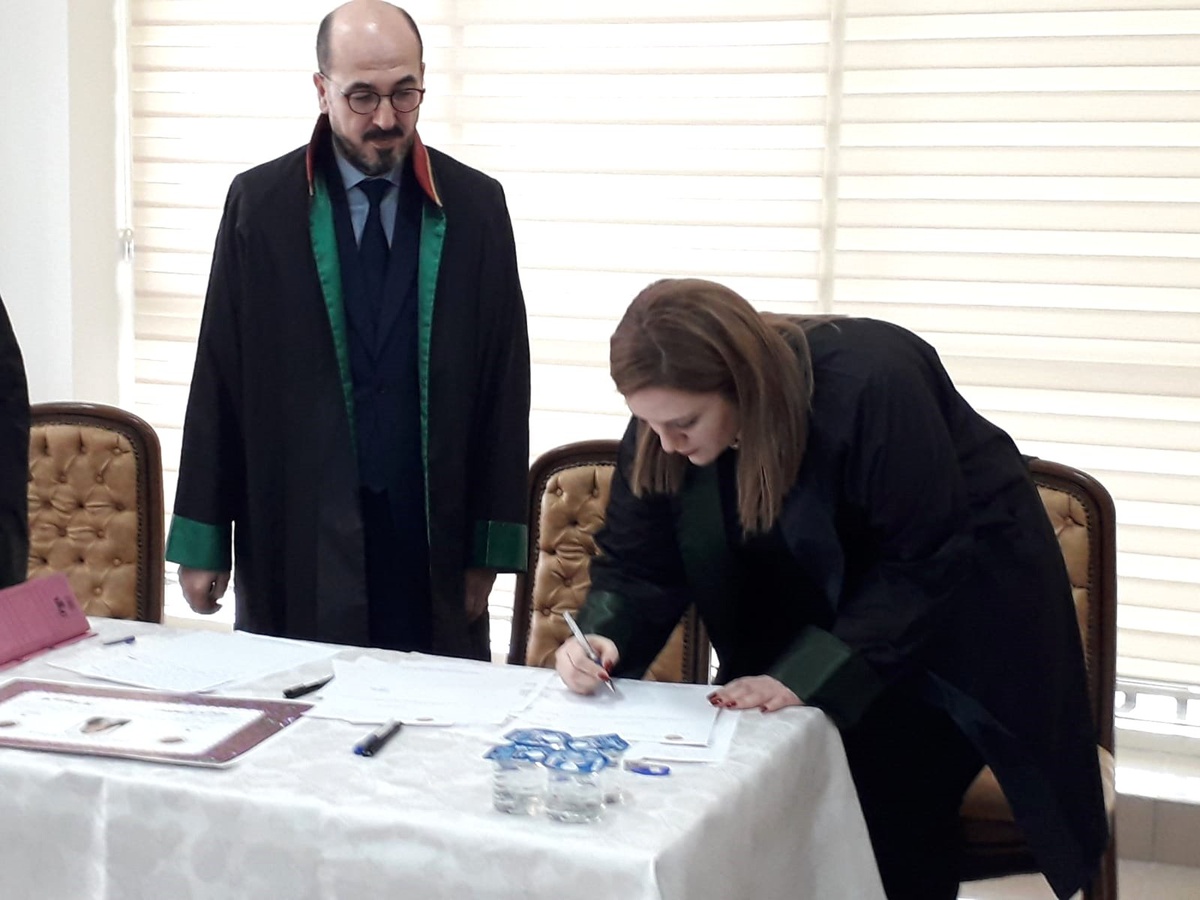 Karaman\'ın 265\'İnci Avukatı Oldu