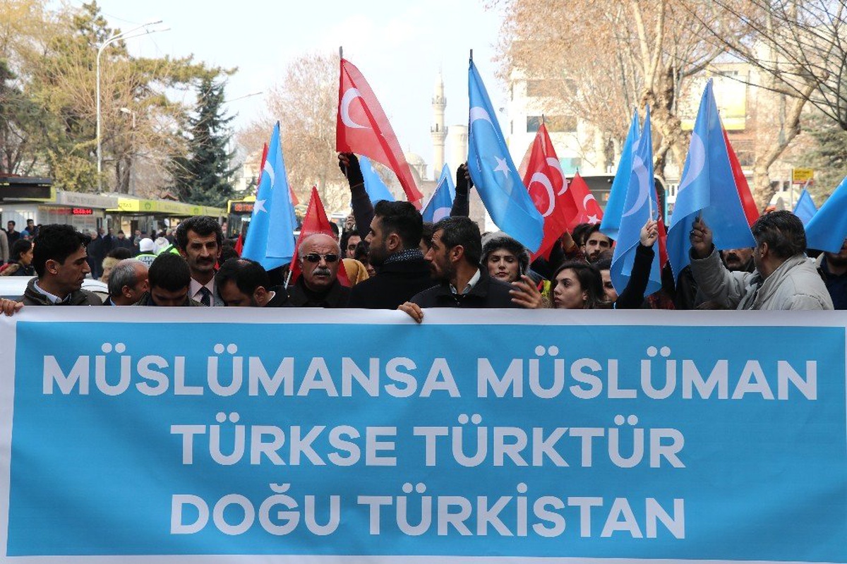 Malatya\'da \'Doğu Türkistan\'a Destek\' Yürüyüşü