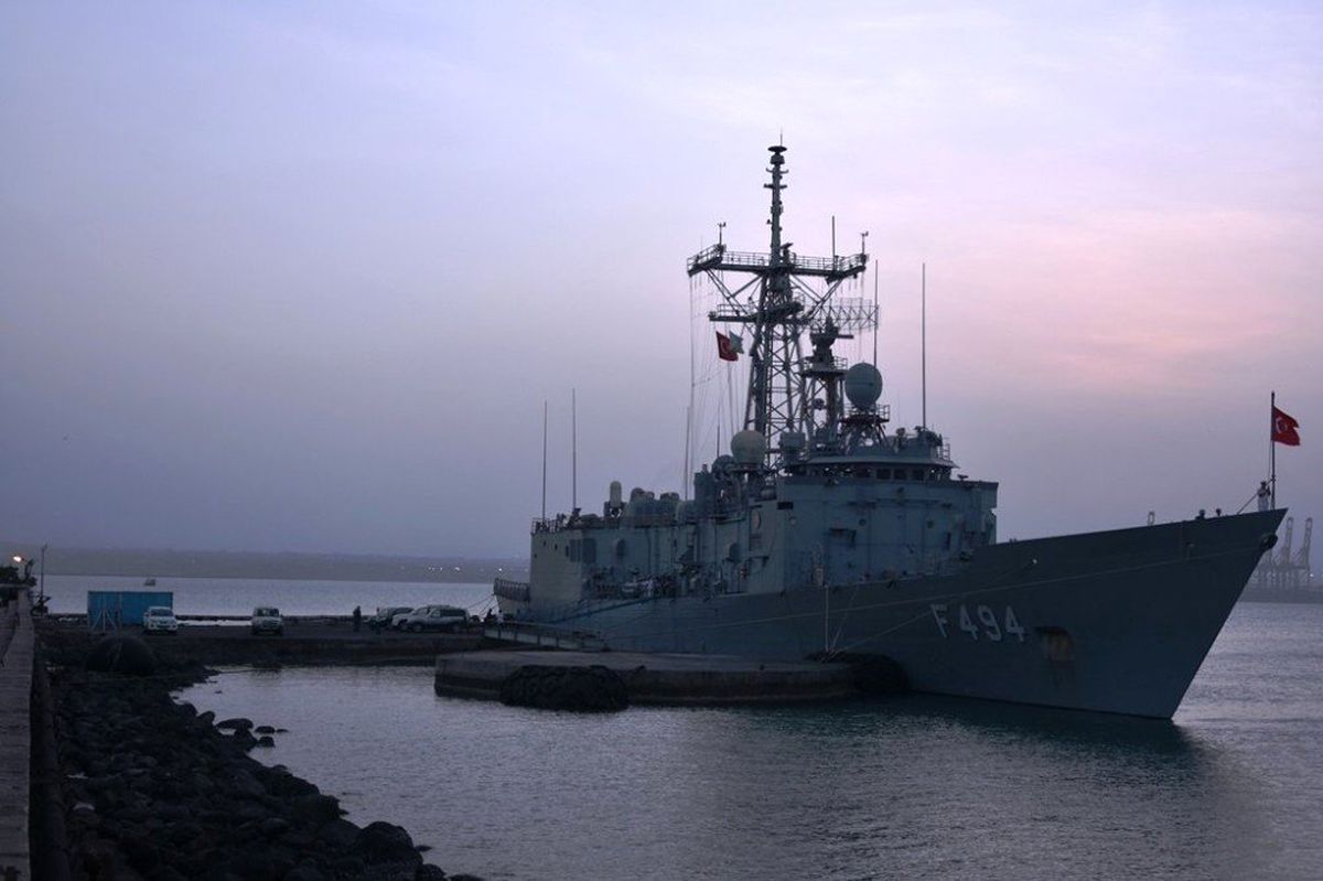Tcg Gökçeada, Cibuti\'de