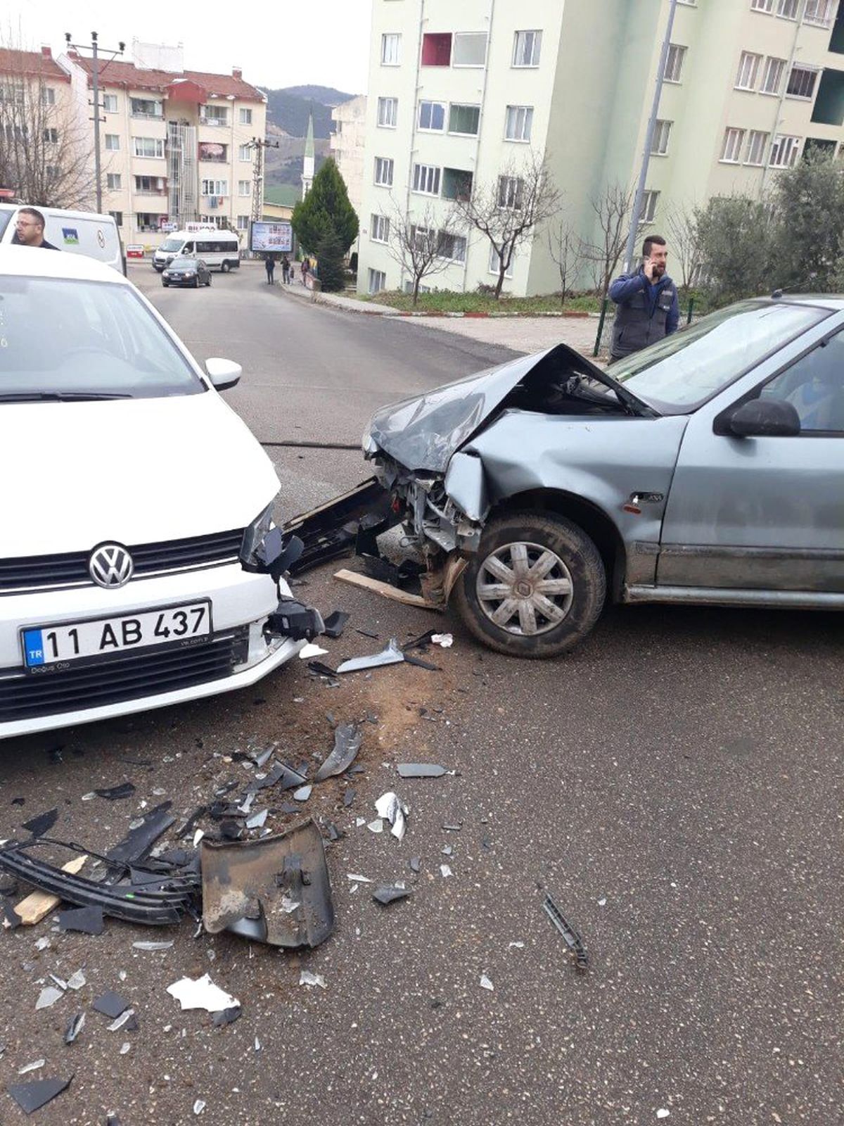 Bilecik\'te Trafik Kazası: 1 Yaralı