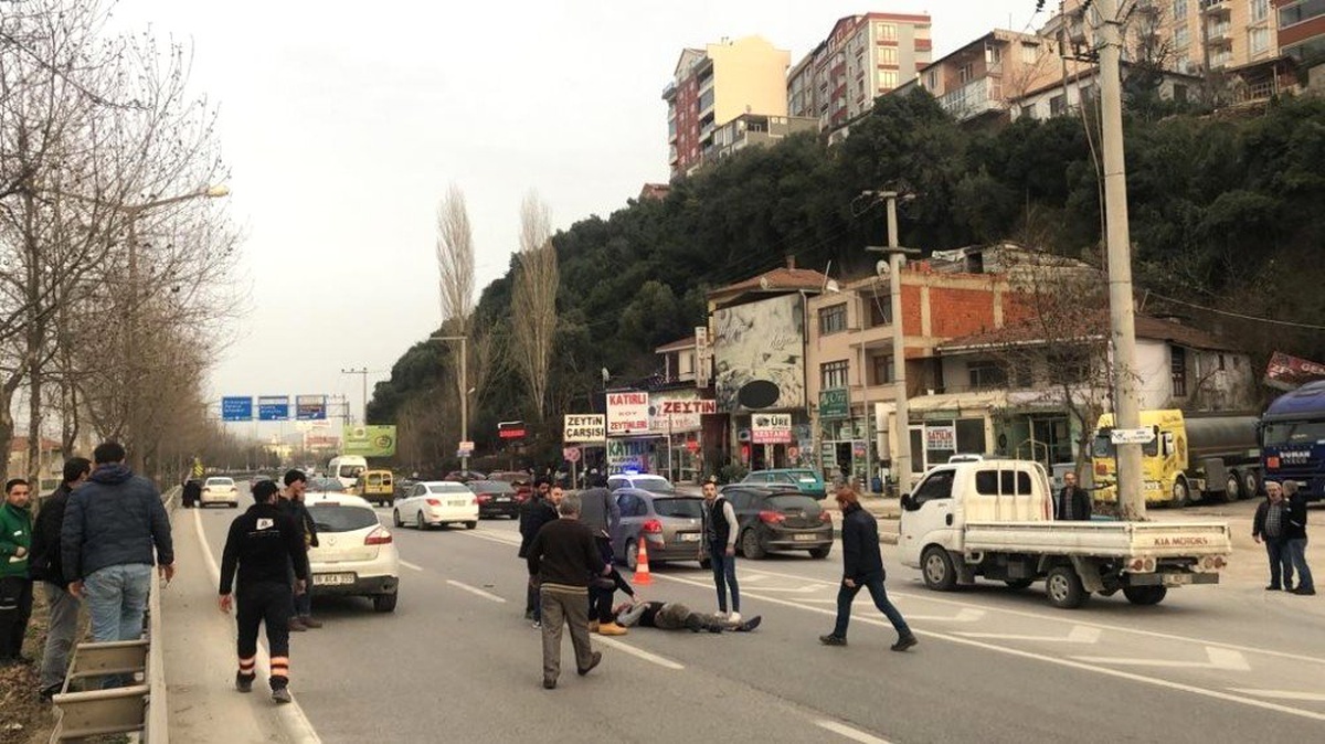 Bursa-İstanbul Karayolundaki Feci Kaza Kamerada