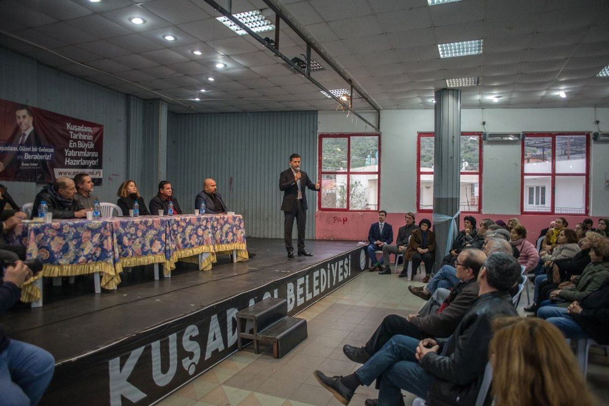 CHP Kuşadası Belediye Başkan Adayı Ömer Günel Güzelçamlı Sakinleri ile Buluştu