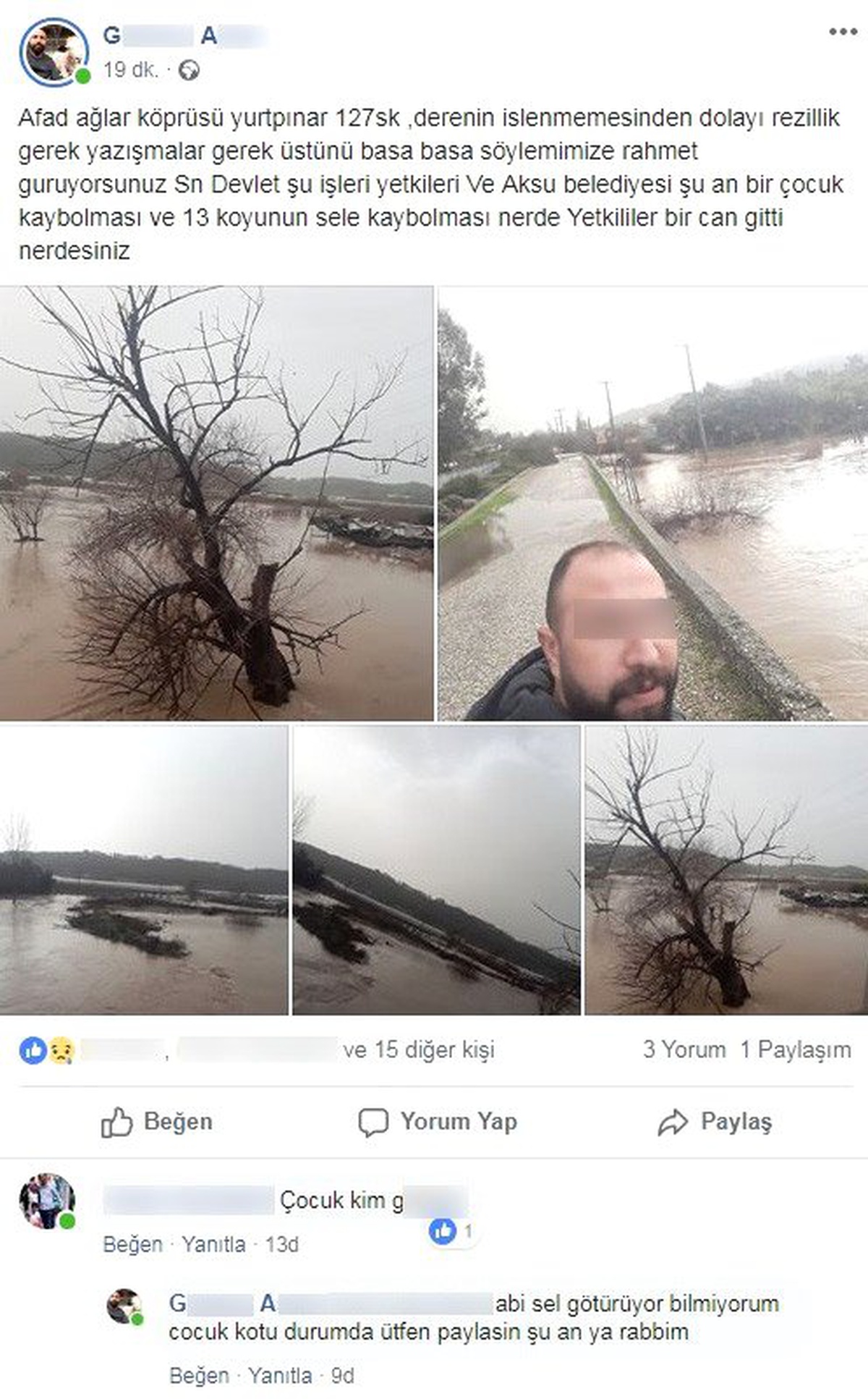 Fırtına ve Hortumla İlgili Yalan Kayıp Paylaşımına Gözaltı
