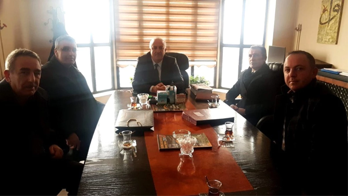 İhlas Grubu\'ndan Üzümlü Belediye Başkanı Ahmet Sazlı\'ya Ziyaret