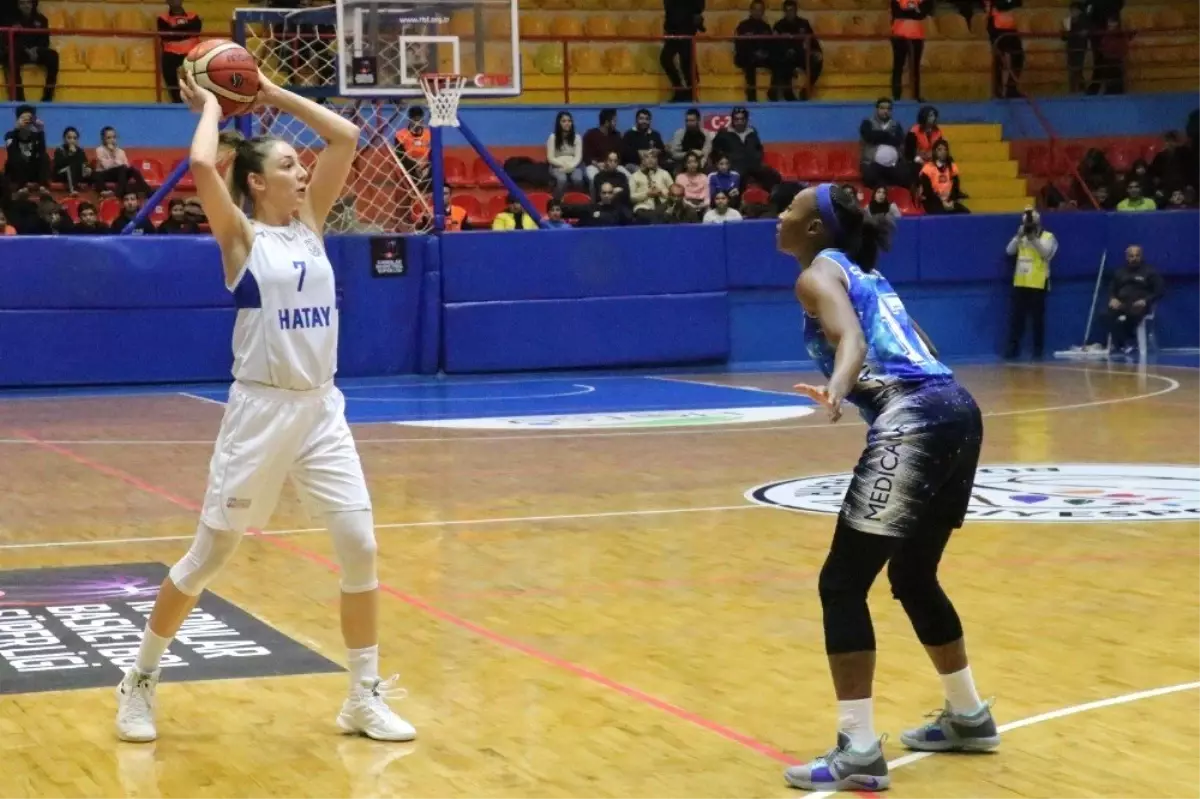 Kadınlar Basketbol Süper Ligi: Hatay Büyükşehir Belediyespor: 104 - Samsun Canik Belediye: 69