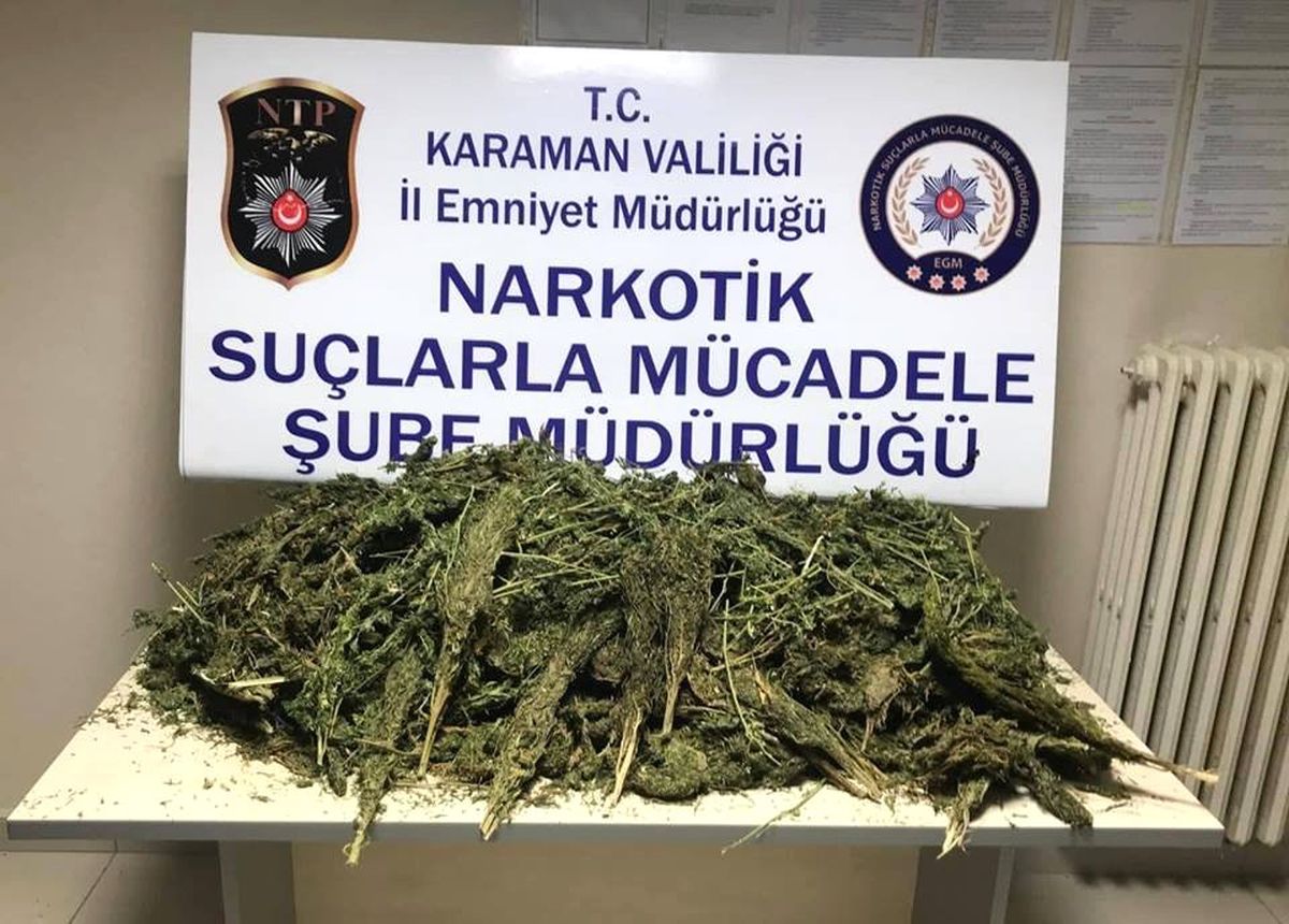 Karaman\'da Uyuşturucu Operasyonu