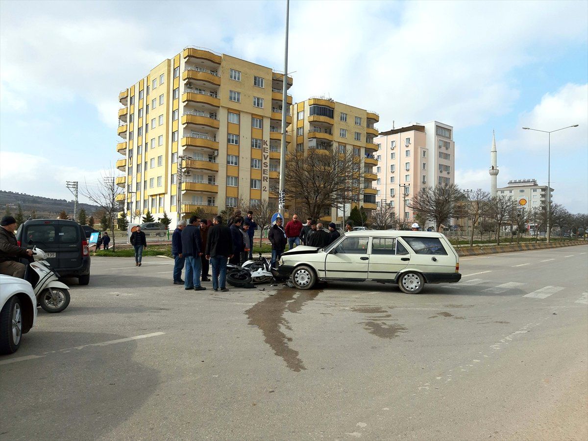 Kilis\'te Trafik Kazası: 1 Yaralı