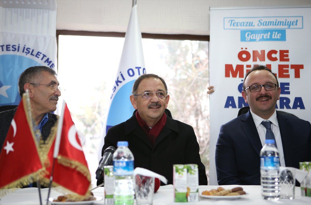 Özhaseki Esnaf ve İşçilerle Buluştu