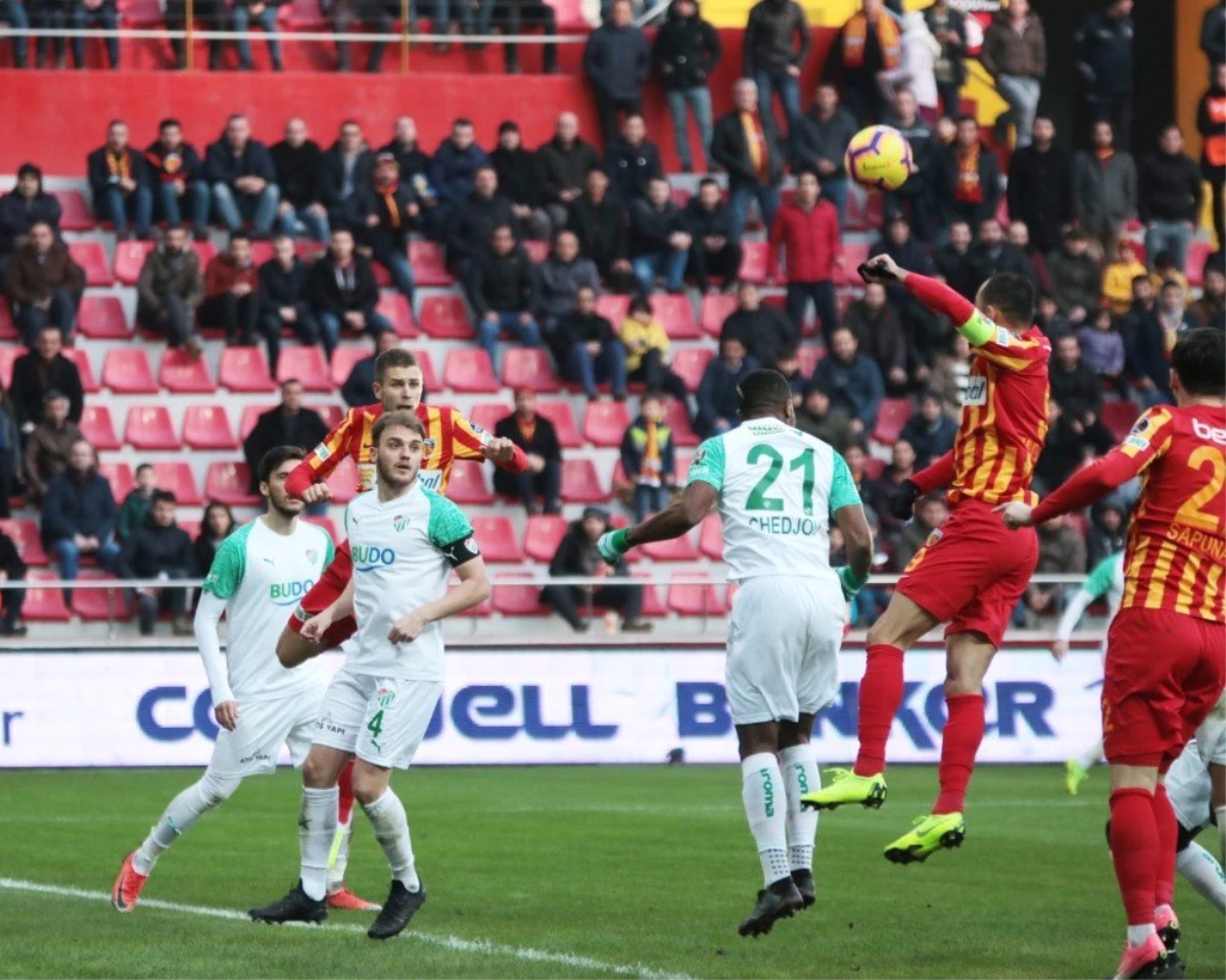 Spor Toto Süper Lig: İstikbal Mobilya Kayserispor: 1 - Bursaspor: 1 (Maç Sonucu)