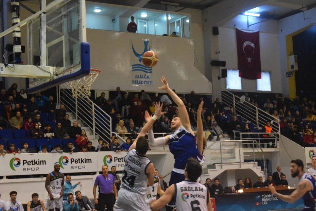 Türkiye Basketbol 1. Ligi: Petkim Spor: 104 - Selçuklu Basketbol: 100