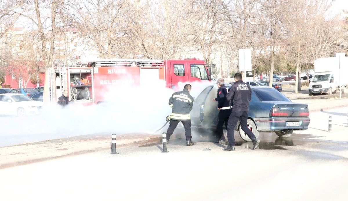 Yanan Araç Umurunda Olmadı