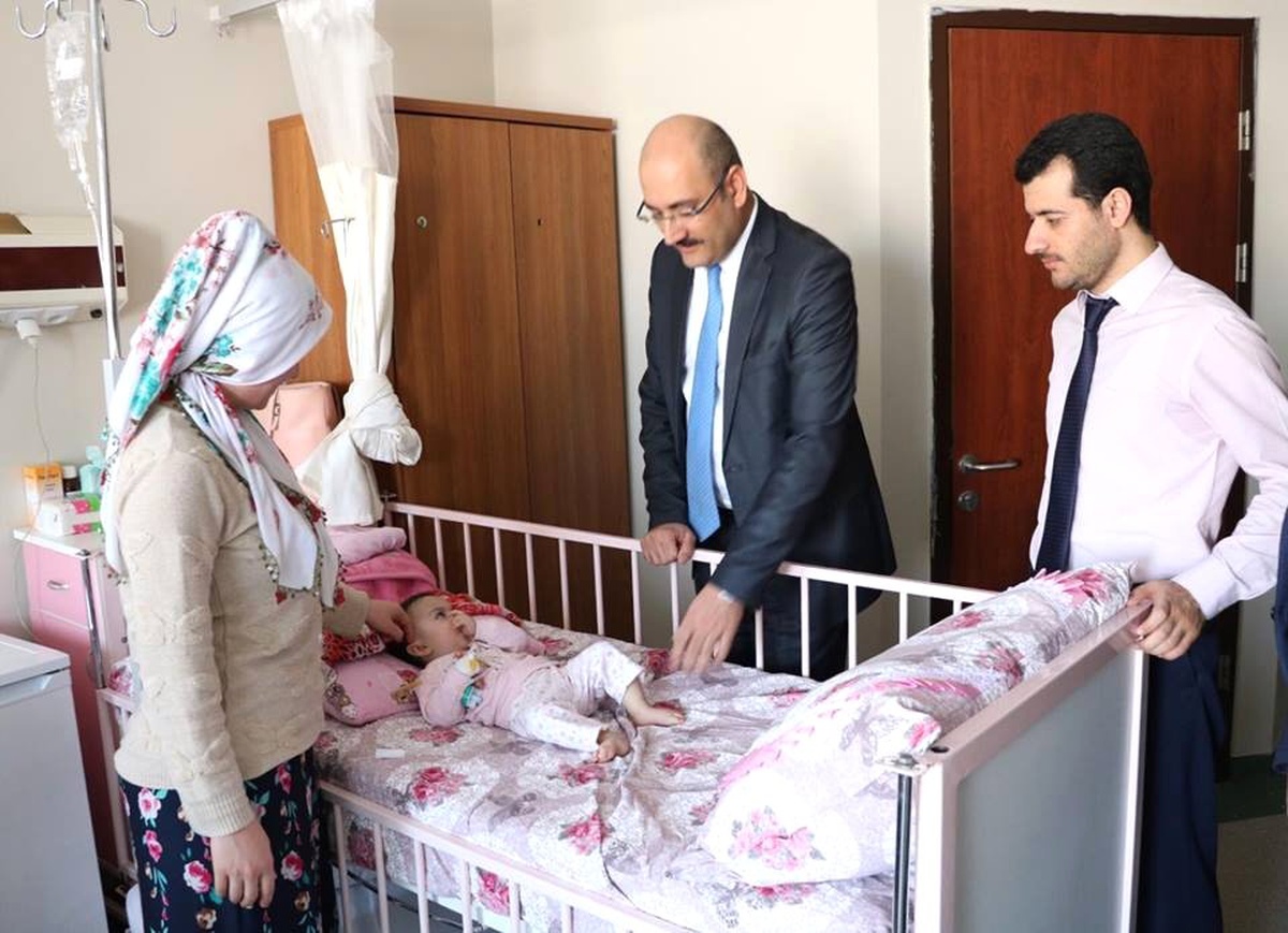Kaymakam Aydın\'dan Hasta Ziyareti