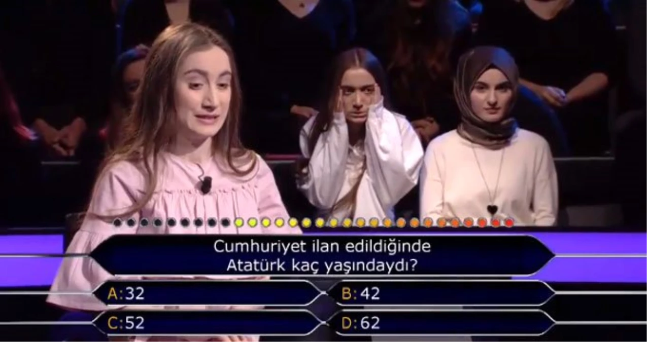 Kim Milyoner Olmak İster\'de "Atatürk" Sorusuna İki Joker Kullanan Yarışmacı, Sosyal Medyada Gündem Oldu