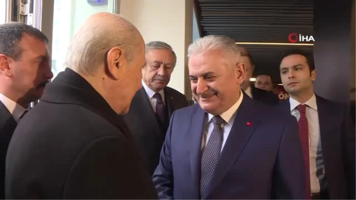 MHP Lideri Bahçeli\'den TBMM Başkanı Yıldırım\'a Seçim Ziyareti