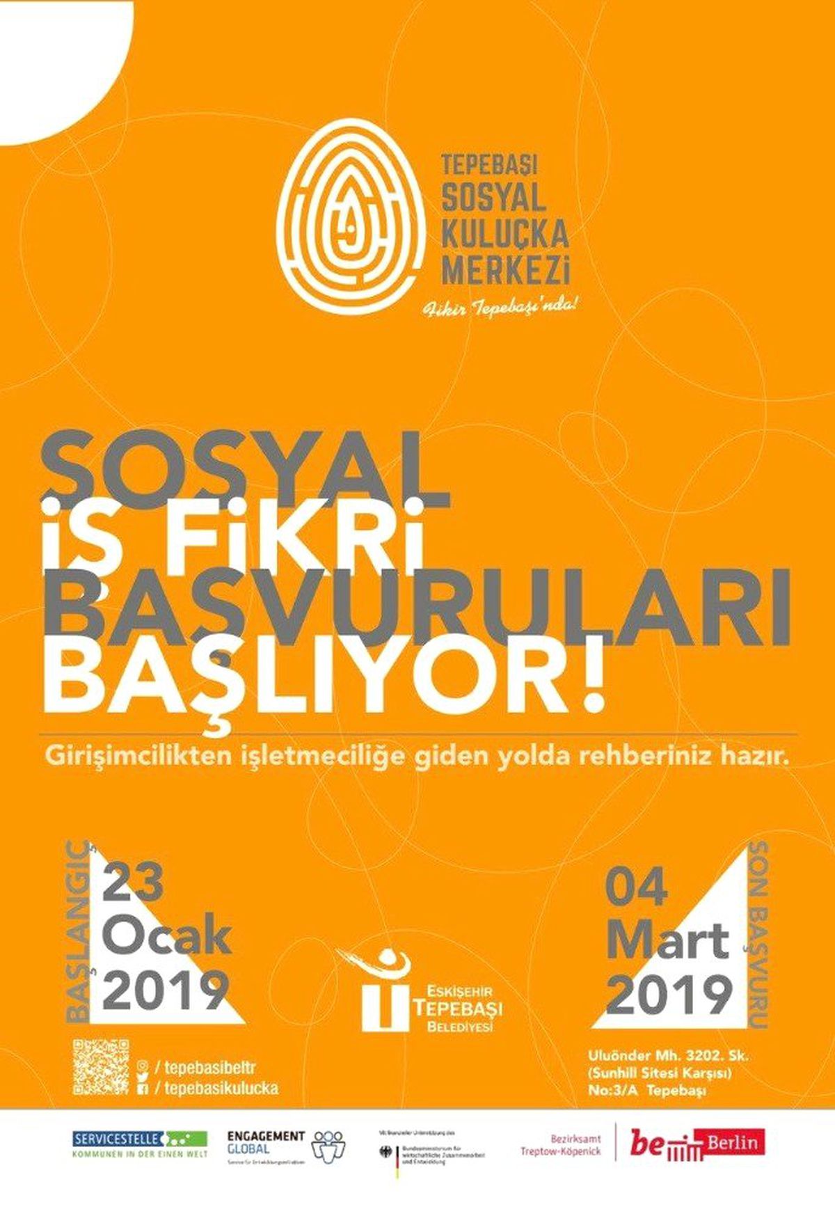 Sosyal İş Fikri Başvuruları Başlıyor