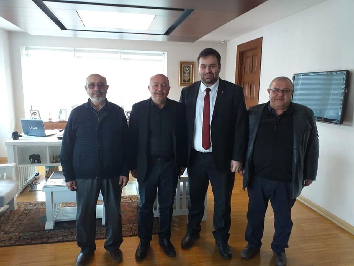 Sp Talas Belediye Başkan Adayından Orhan Say ve Rıfat Yıldırım\'a Ziyaret