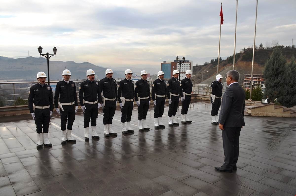 Vali Gürel\'den Kolluk Kuvvetlerine Ziyaret