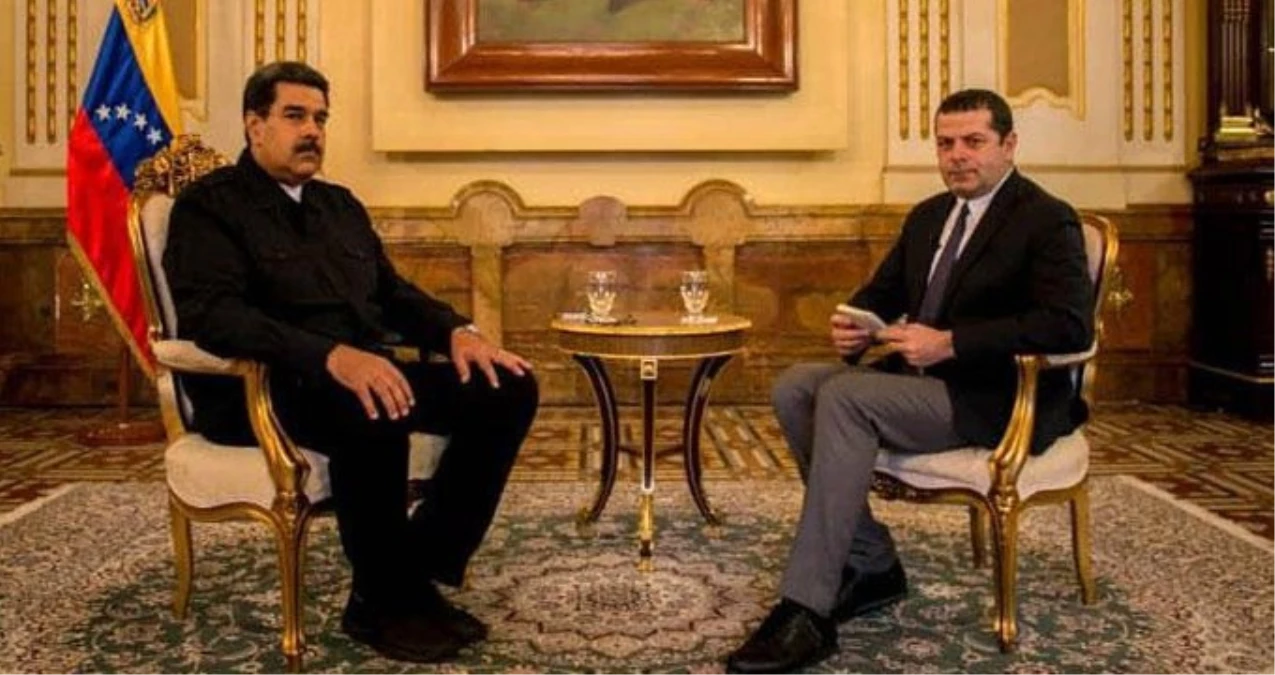Venezuela Devlet Başkanı Maduro, Cüneyt Özdemir\'in Sorusu Karşısında Ara Vermek İstedi
