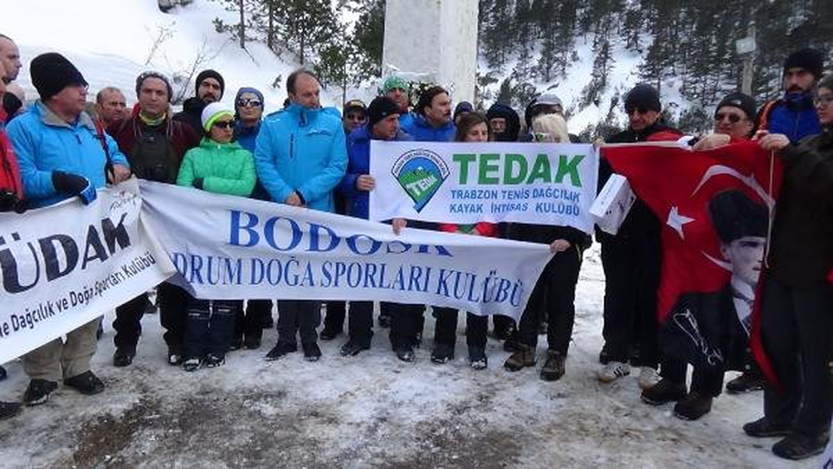 Zigana\'da Çığ Kurbanı Dağcılar Anıldı