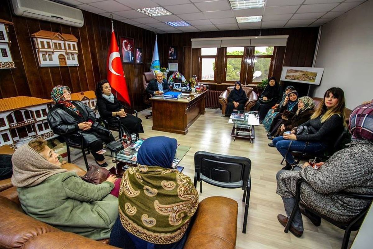 Başkan Şahin\'e Ziyaretler Devam Devam Ediyor