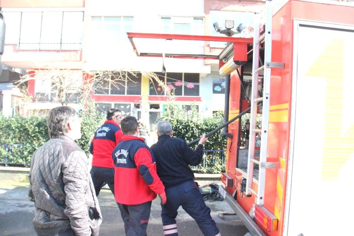 Çalışmayan Kreşte Yangın Çıktı