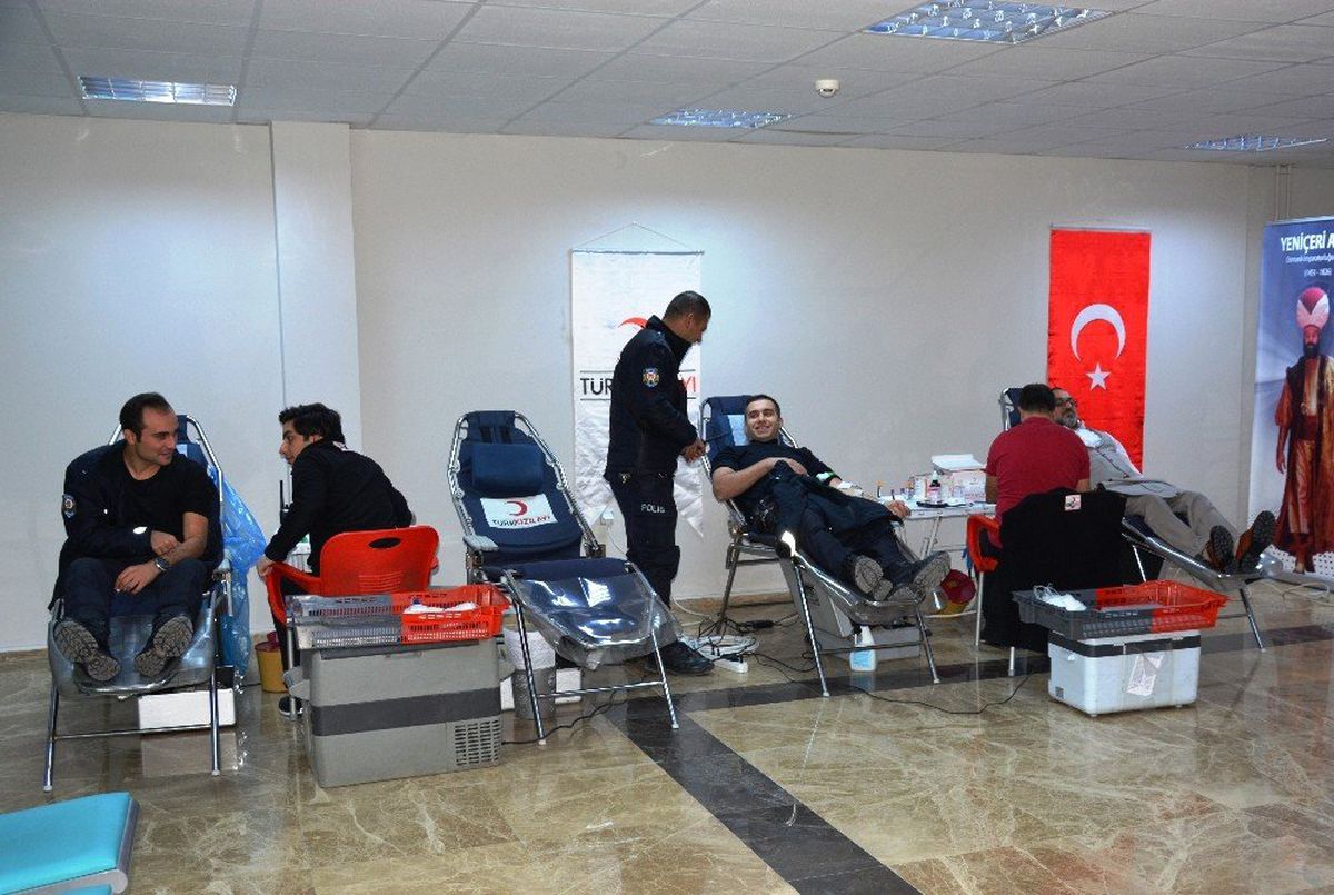 Çorum Polisinden Kan Bağışı