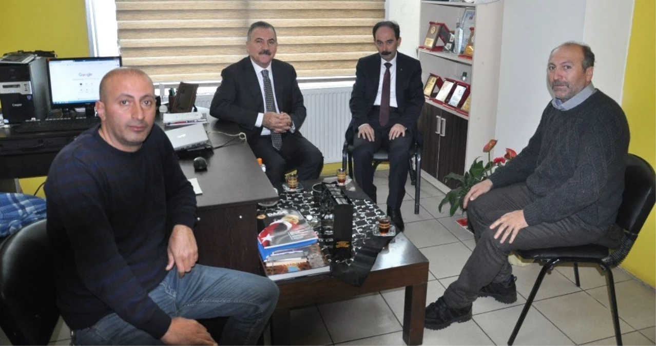 DSP Belediye Başkan Adayı Alibeyoğlu\'ndan İha\'ya Ziyaret