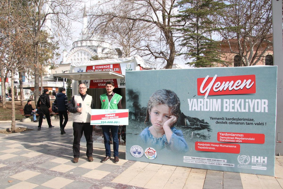 İHH\'dan Yemen\'e 350 Bin TL Yardım