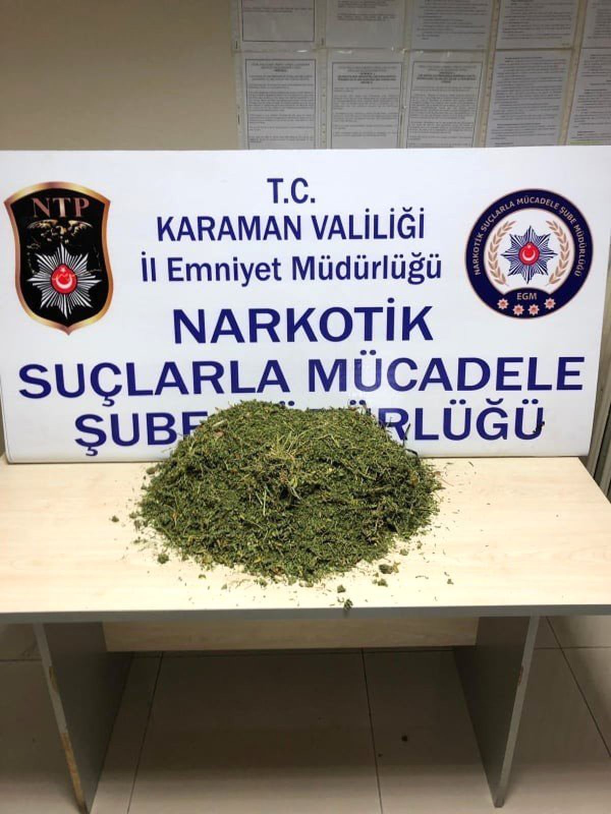 Karaman\'da Esrar Operasyonu: 2 Zanlı Adliyede