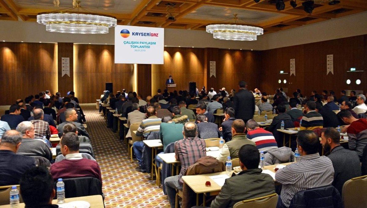 Kayserigaz\'dan Çalışan Paylaşım Toplantısı