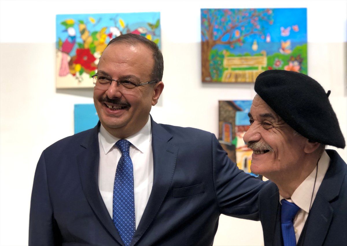 Koruma Altındaki Çocuklar ile Huzurevi Sakinlerinden Sergi