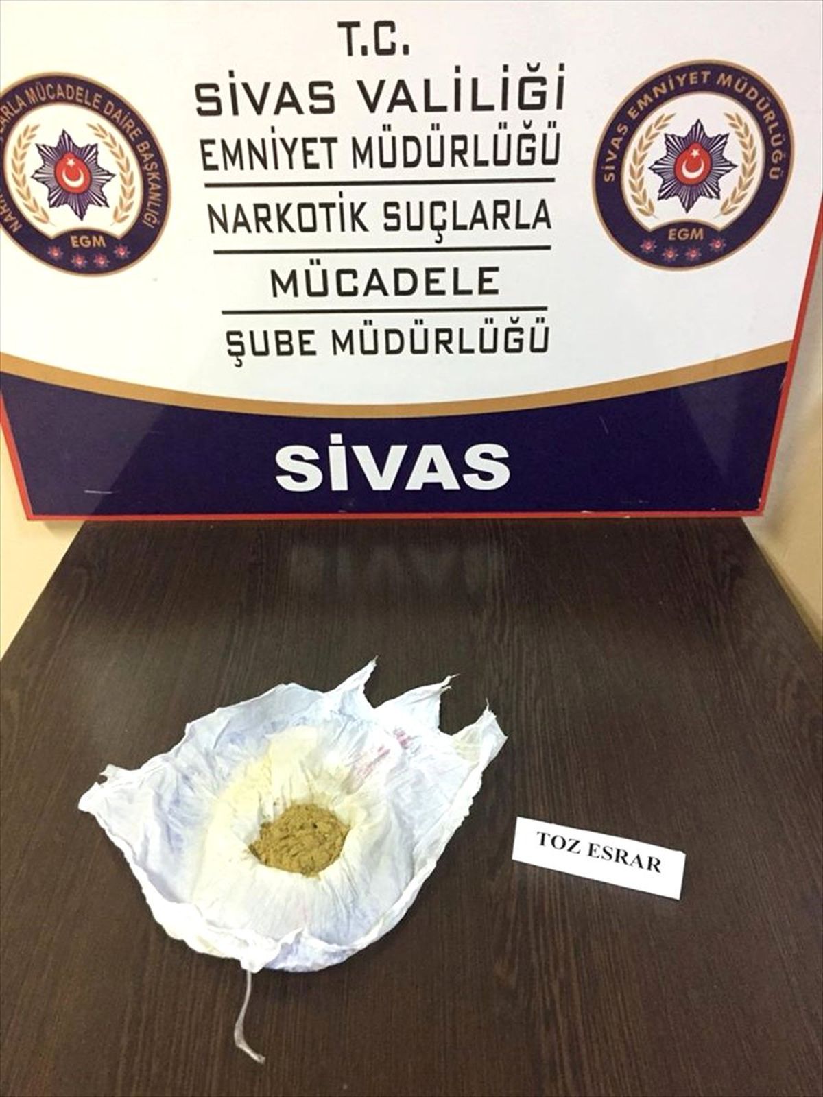 Sivas\'ta Uyuşturucu Operasyonları