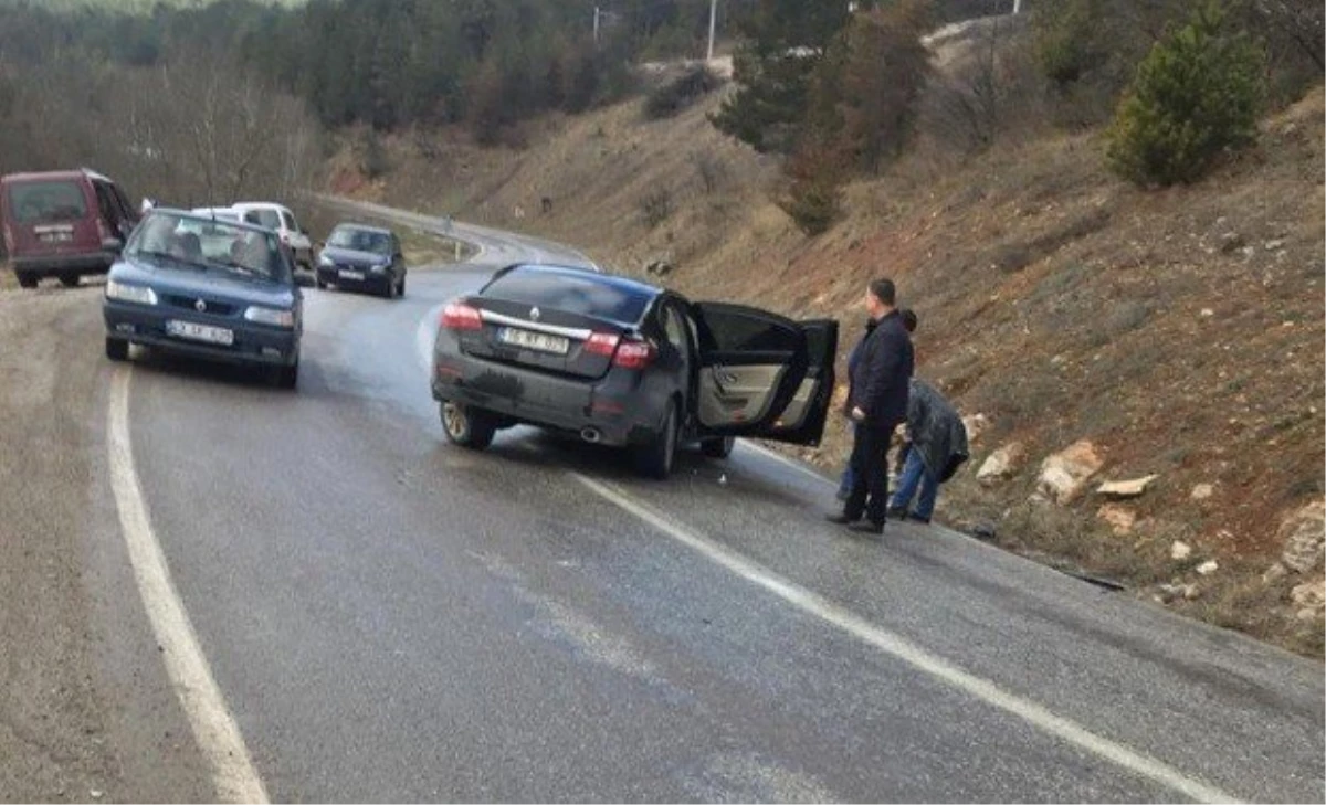 Tavşanlı\'da Trafik Kazası: 1 Yaralı