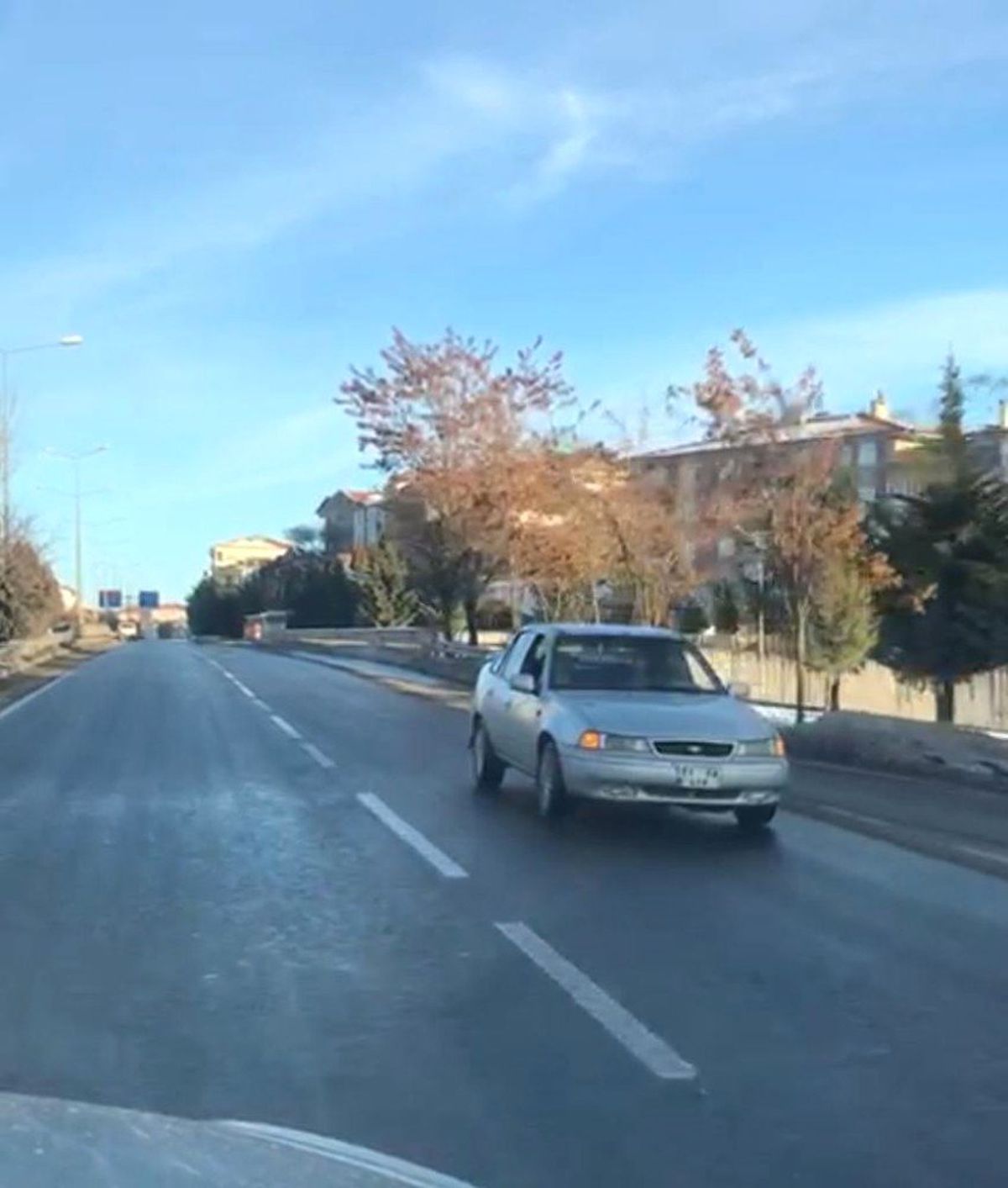 Ters Yönde Giden Araca Para Cezası Kesildi