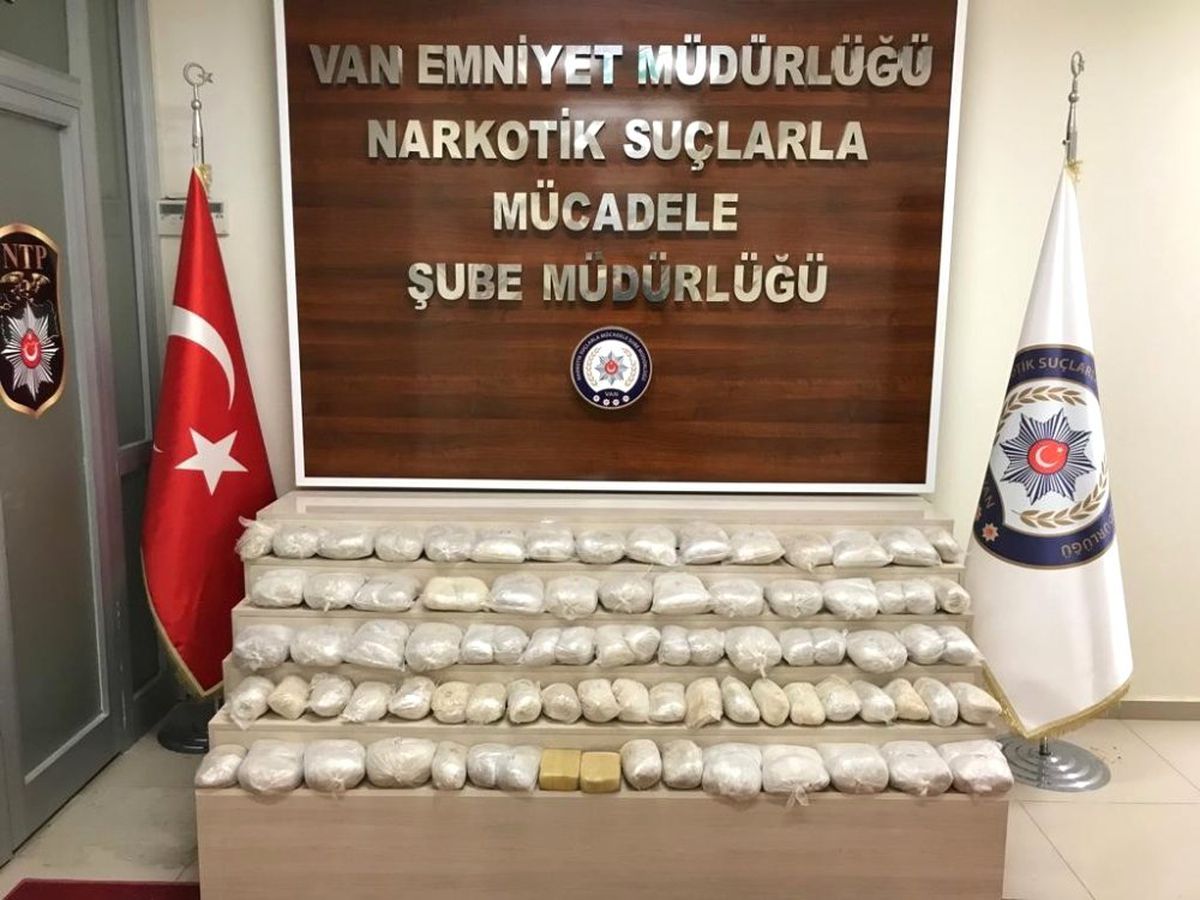 Van\'da 62 Kilo Eroin Ele Geçirildi