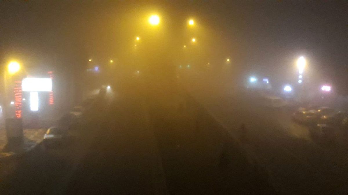 Viranşehir\'de Yoğun Sis Etkili Oldu