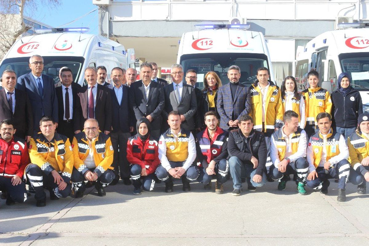 Adıyaman\'da 4 Yeni Ambulans Hizmete Girdi