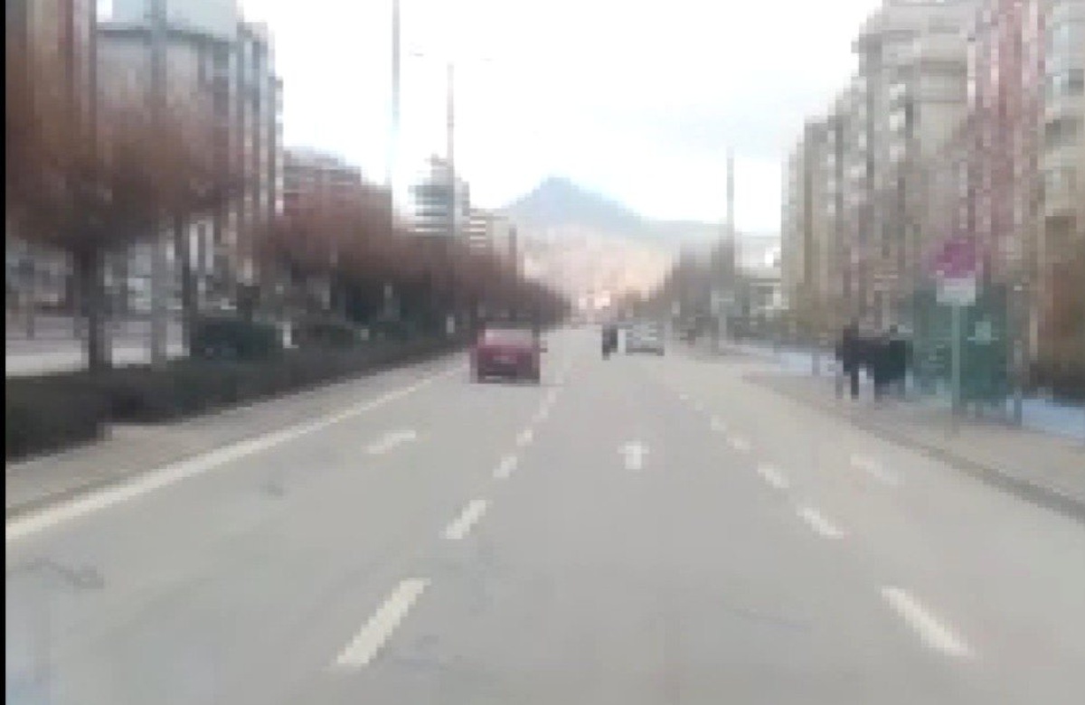 Araç İçinden Video Çekerken Ölümlü Kazayı Kaydetti
