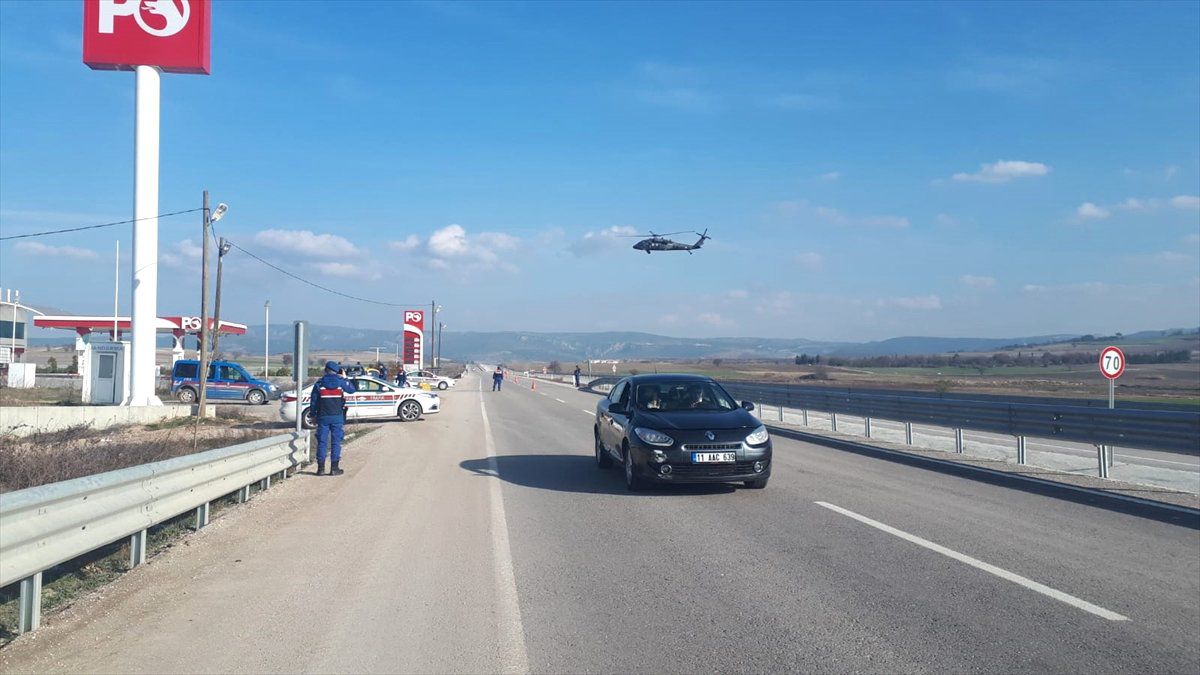Bursa\'da Helikopterli Trafik Denetimi