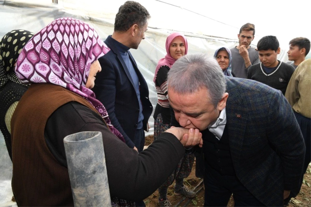 Büyükşehir Adayı Böcek, Afet Bölgesinde