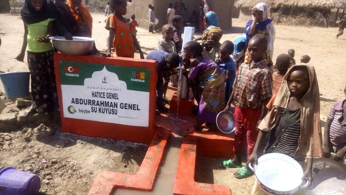 Heybe İnsani Yardım Derneğinden Kamerun\'a Su Kuyusu