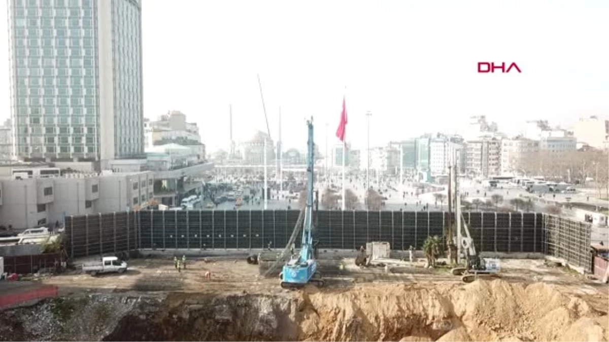 İstanbul- Yeni Akm Projesinde Temel Çalışmaları Havadan Görüntülendi