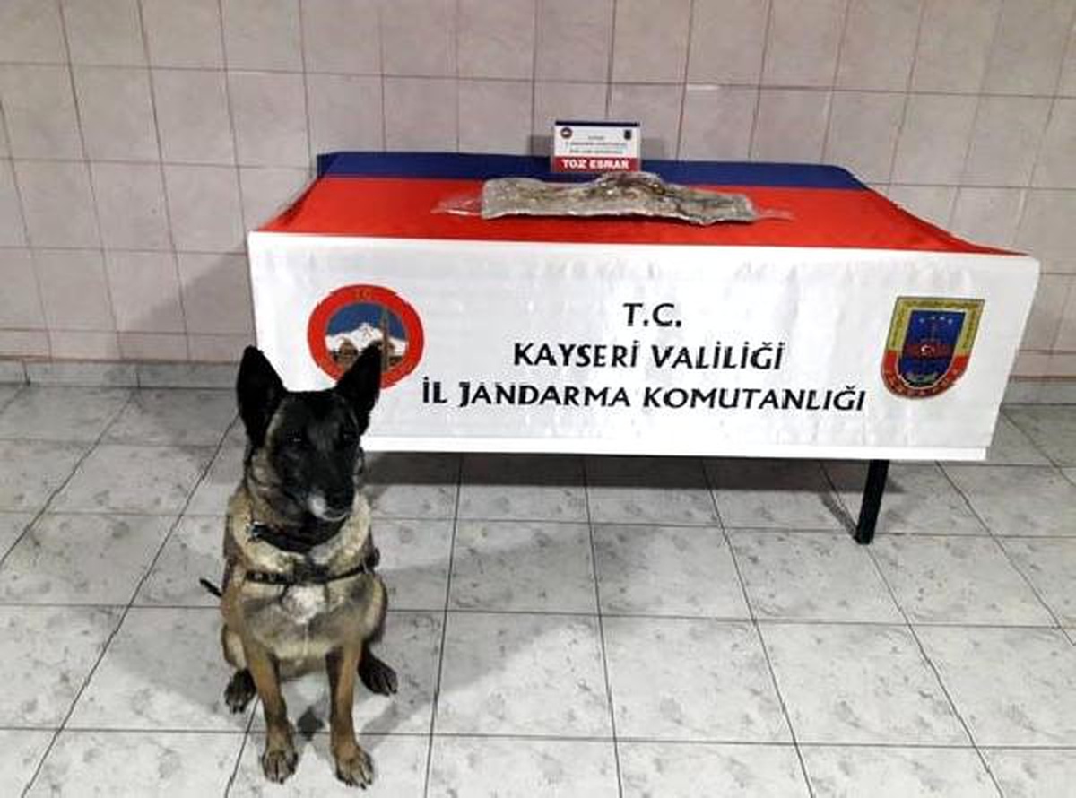 Kayseri\'de Yolcu Otobüsünün Bagajında Esrar Ele Geçirildi