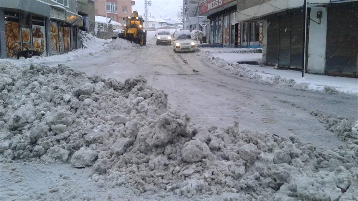 Özalp ve Saray\'da Kar Yağışı Etkili Oluyor