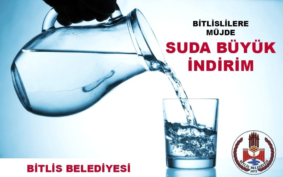 Bitlis Belediyesinden Büyük Su İndirimi