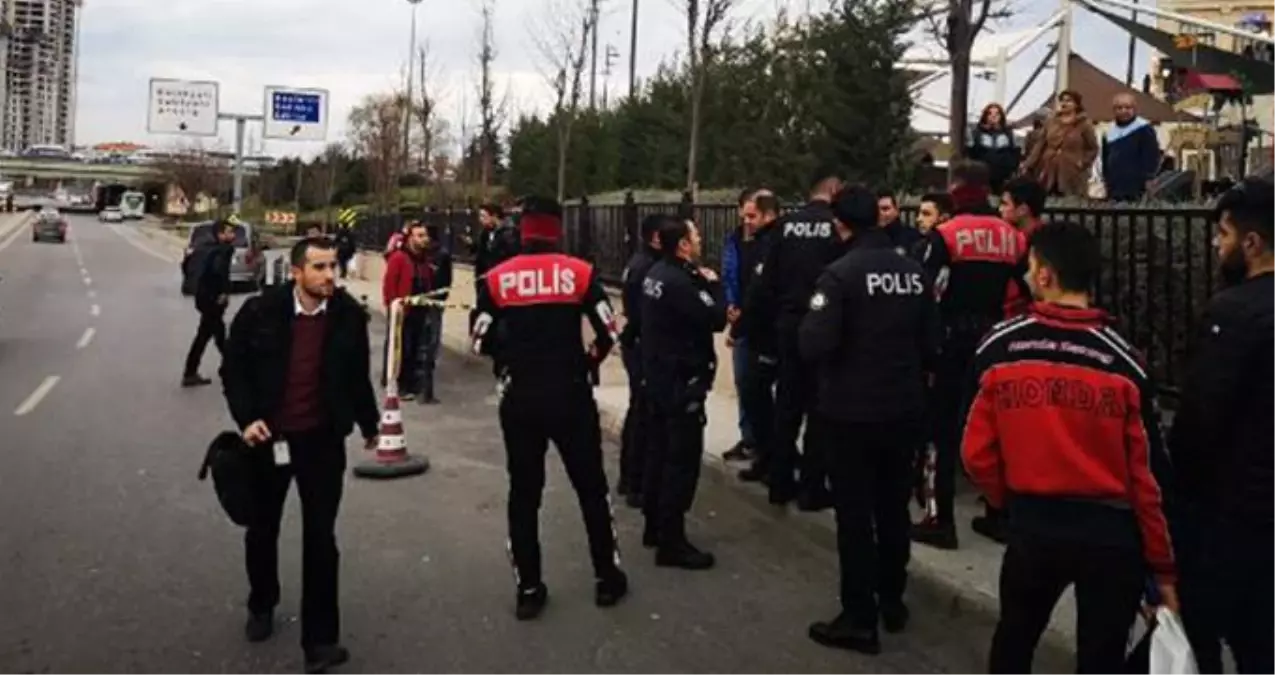 İstanbul\'da Bir AVM Önünde Silah Sesleri