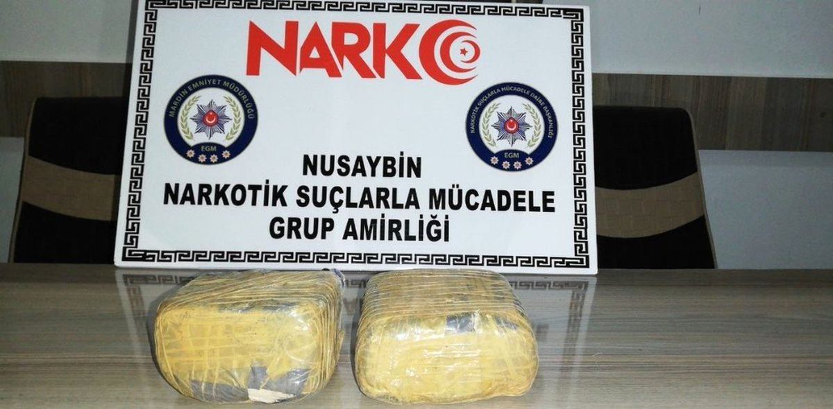 Mardin\'de 1 Kilogram Eroin Ele Geçirildi