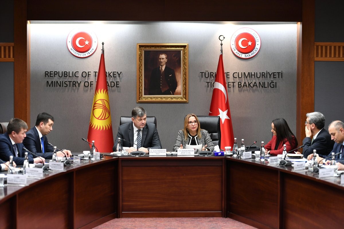 Ticaret Bakanı Pekcan, Kırgızistan Ekonomi Bakanı ile Görüştü